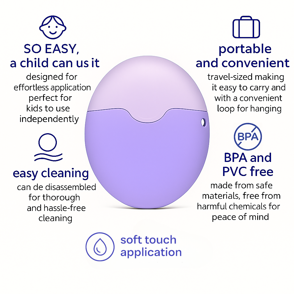 RollEase™ - Sunscreen Roller Applicator