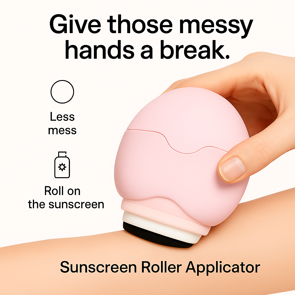 RollEase™ - Sunscreen Roller Applicator
