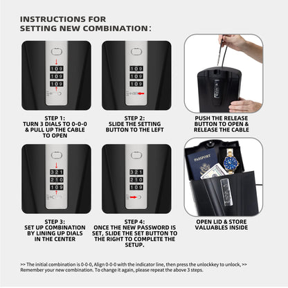 TripVault Storage Lock Box